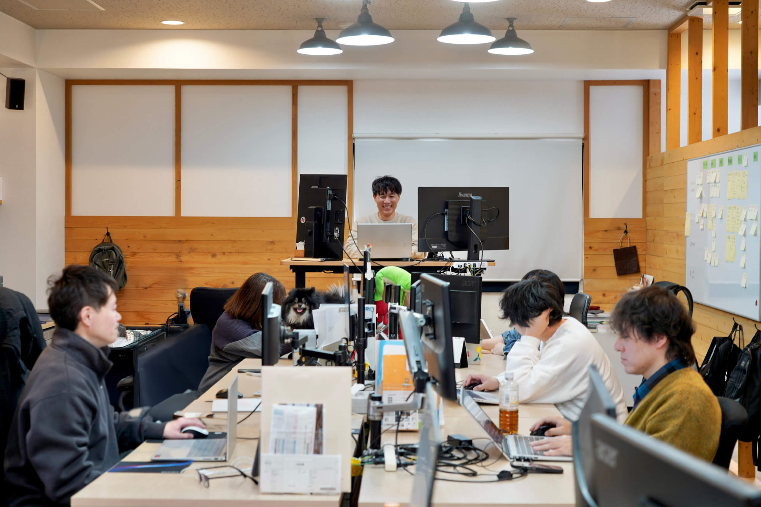 リモートも愛犬と出社もOK歯車ではなく、核になる